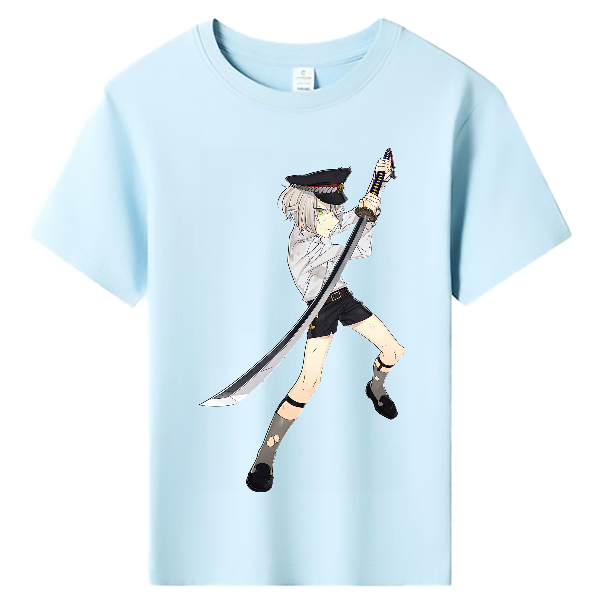 （画像用） 刀剣乱舞 Touken Ranbu 綿100％キッズTシャツ（フロントプリント）